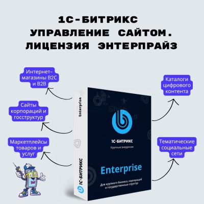 1С-Битрикс: Управление сайтом. Лицензия Энтерпрайз - купить в Чебудасы